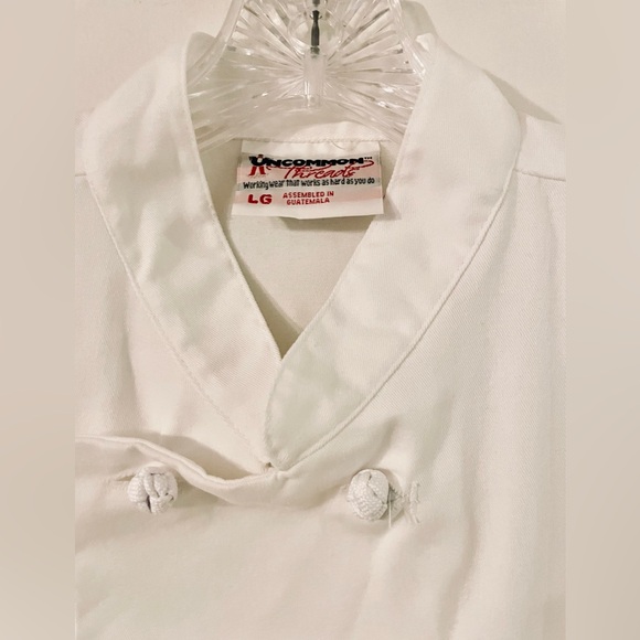 Chef Uncommon Thread Knot 10 Button Chef Coat Sz L - Picture 3 of 8